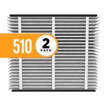 Aprilaire 510 (2-Pack) - Clean Air, Air Filter For Aprilaire Whole-Home Air Purifiers, MERV 11