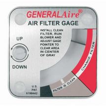 GeneralAire Air Filter Gage