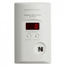 Kidde Nighthawk - 900-0076-01 Carbon Monoxide Alarm with AC/DC Plug & 9 Volt Back Up