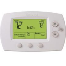 Honeywell - FocusPro Programmable, 2H/2C, Large Display Thermostat - TH6220D1028